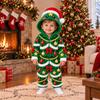 Christmas Matching Family Pajamas Mother and Son Long Sleeve One-Piece Sleepwear Set