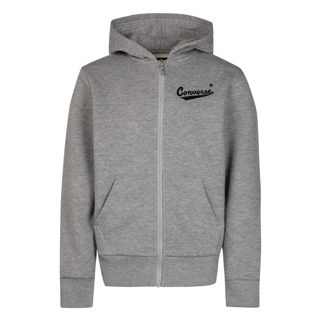 Converse Childrens/Kids Logo Full Zip Hoodie