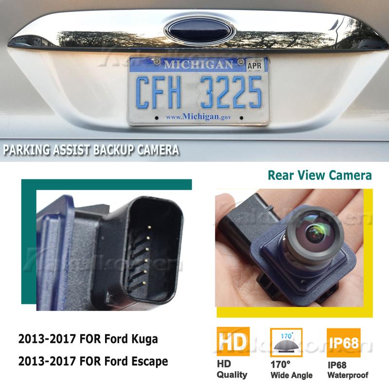 EV4T-19G490-CA EV4T19G490CA Car Rear View Backup Assist Camera For Ford Kuga Escape 2013-2017 Parking Reversing Assist Camera
