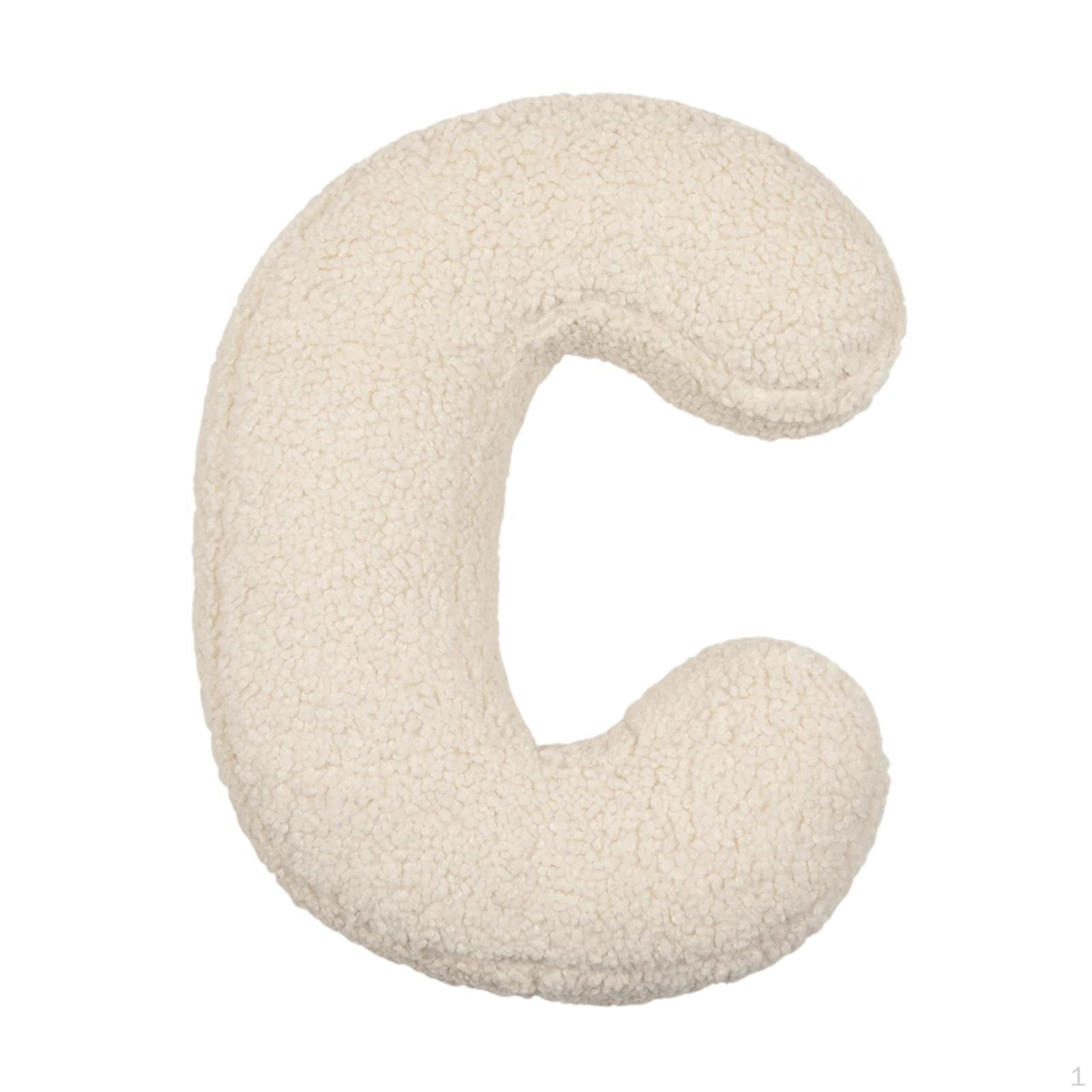 

Плюшевая подушка с буквами, декоративная подушка, подарок на новоселье, обнимающая подушка C