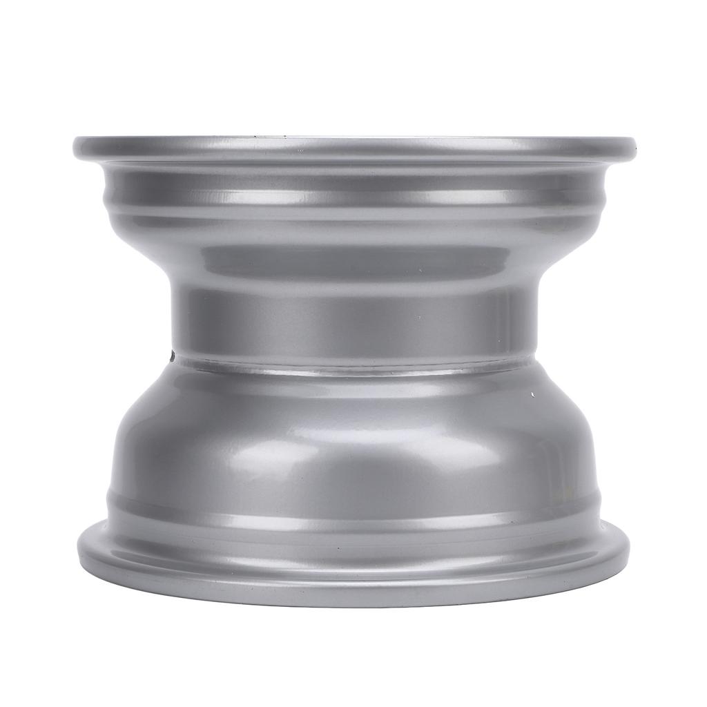 Jante de Roue ATV 18X9.50 8 Jante de Roue 8 Pouces en Alliage d'Aluminium Haute Résistance Moyeu pour Karts Golf Carts Argent Trois Trous