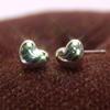 Pt900 Platinum Heart Earrings 5mm 1 pair both ears sold Heart Heart Earrings Platinum Earrings Platinum Earrings Yokomountain Platinum 900 Double Lock
