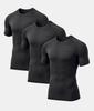 Teseulla [3Pack] Functional Undershirt Gym Short Sleeve T-Shirt