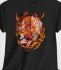 Anime Tshirt Unisex Heavy Cotton Tee Cosplay Unisexga Crew Neck Black Shirt