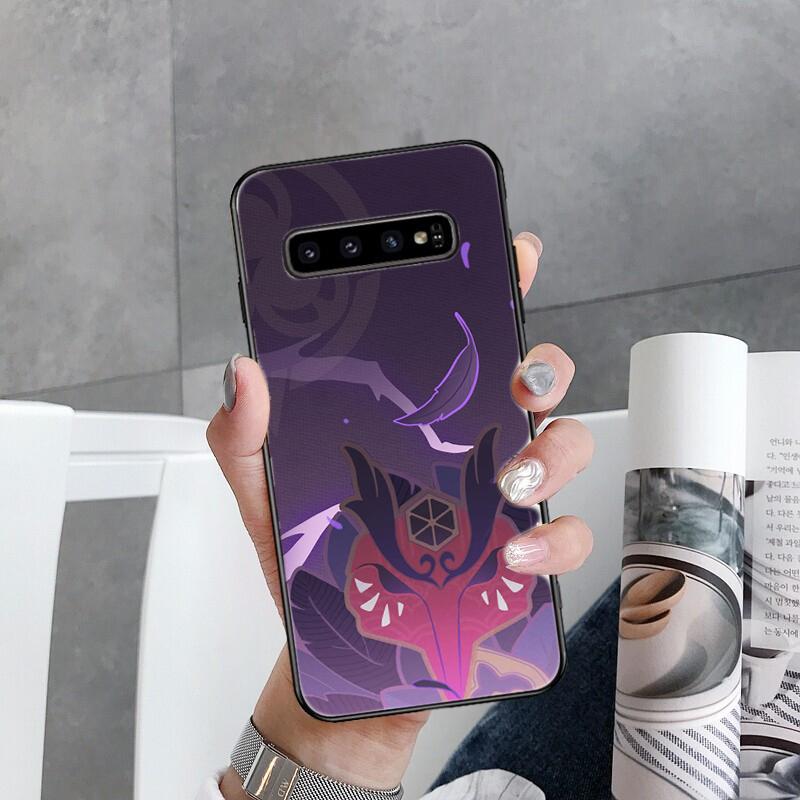 Vyrobeno Xiao Kazuha Venti Ayaka vizitka Pouzdro na telefon pro Samsung Galaxy S22 S20 Ultra S20 S22 Plus S21 S10 S9 S8 Plus S10E S20 FE