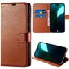 Protective Case - eFConnection - iPhone 16 - Brown Leather Effect - Anti-scratch - 360 Degrees