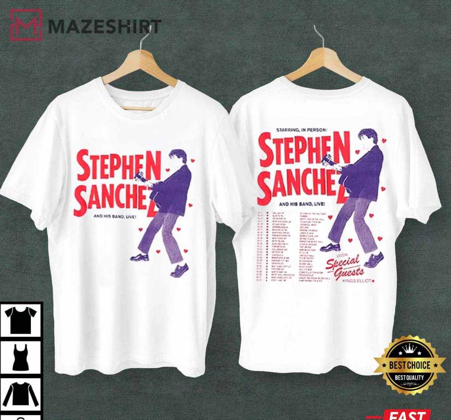 Stephen Sanchez 2023 Tour Gift For Fan T-shirt, Size S-4XL