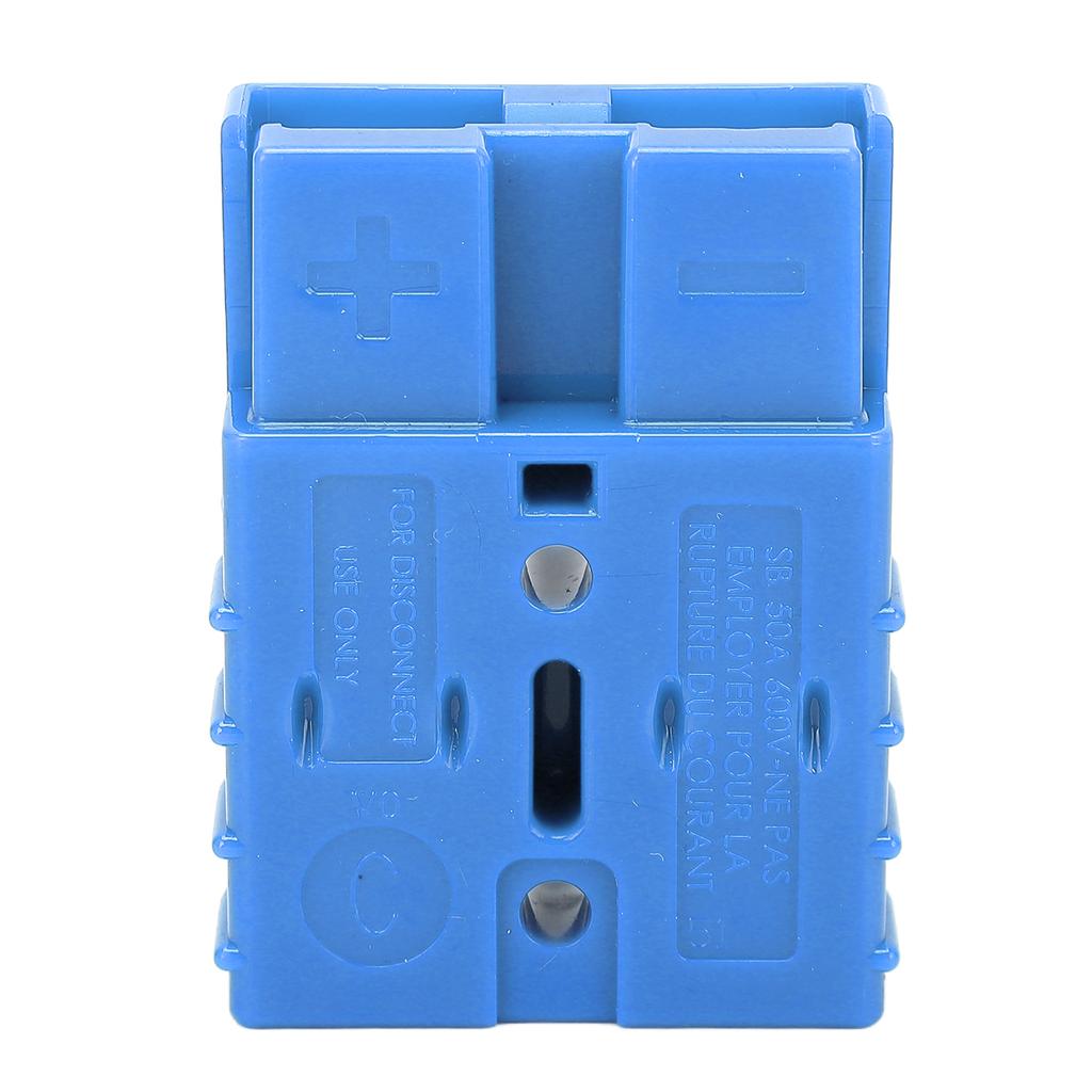 Power Connector 50A 600V SB50A Crimp Connector Accessory with 2pcs Terminal for Battery Blue