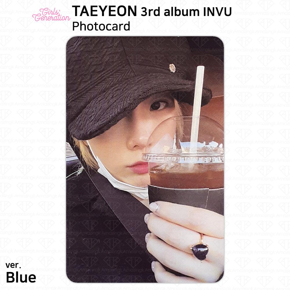 

Третий альбом Тэён из SNSD GG Girls’ Generation Официальная фотокарточка INVU KPOP ver. Blue #02