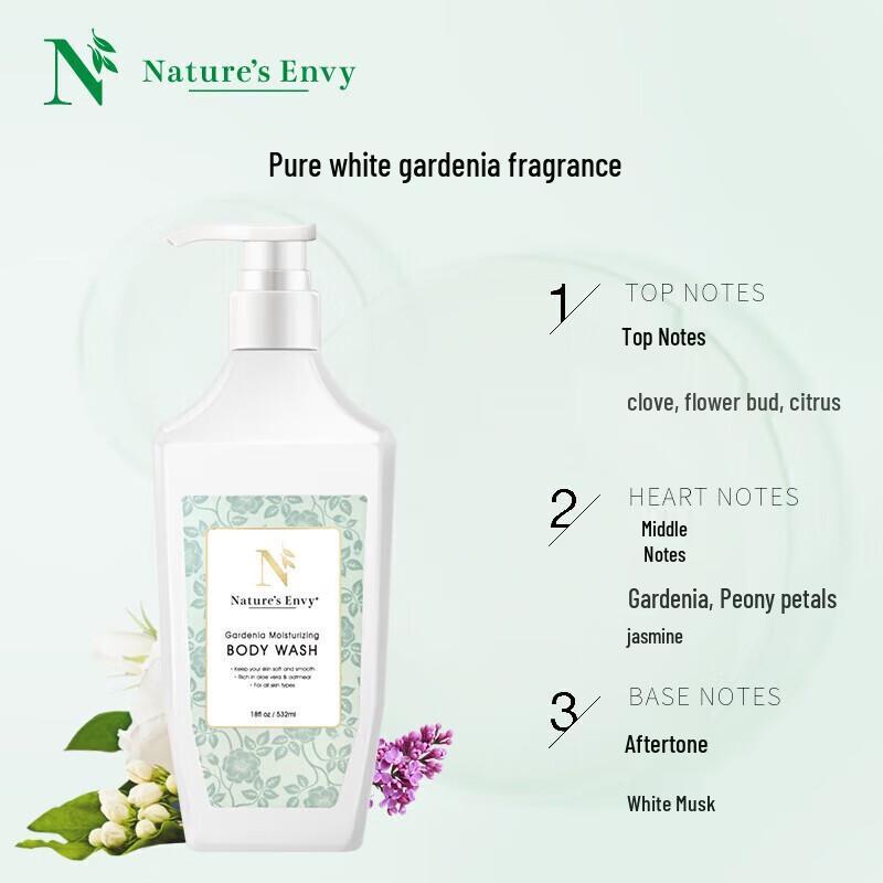 Nature's Gate Gardenia Moisturizing Shower Gel