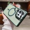 Applicable samsungS25ultra hardware lens mobile phone case Samsung S24 skin matte A16 magnetic sheath