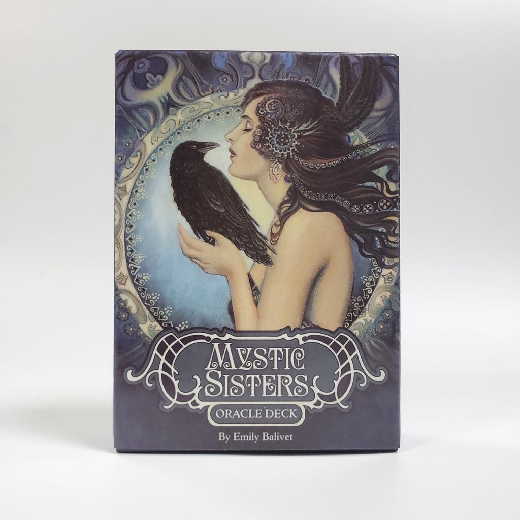 Mystic Sister Oracle cards with paper manual English Read Fate Board Game Playing Card Deck Games for family party Entertainment