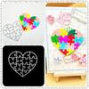 Love Puzzle Metal Cutting Dies Cut Die Mold Creative Puzzle Love Decoration Scrapbook Paper Craft Knife Mould Blade Punch Stencils
