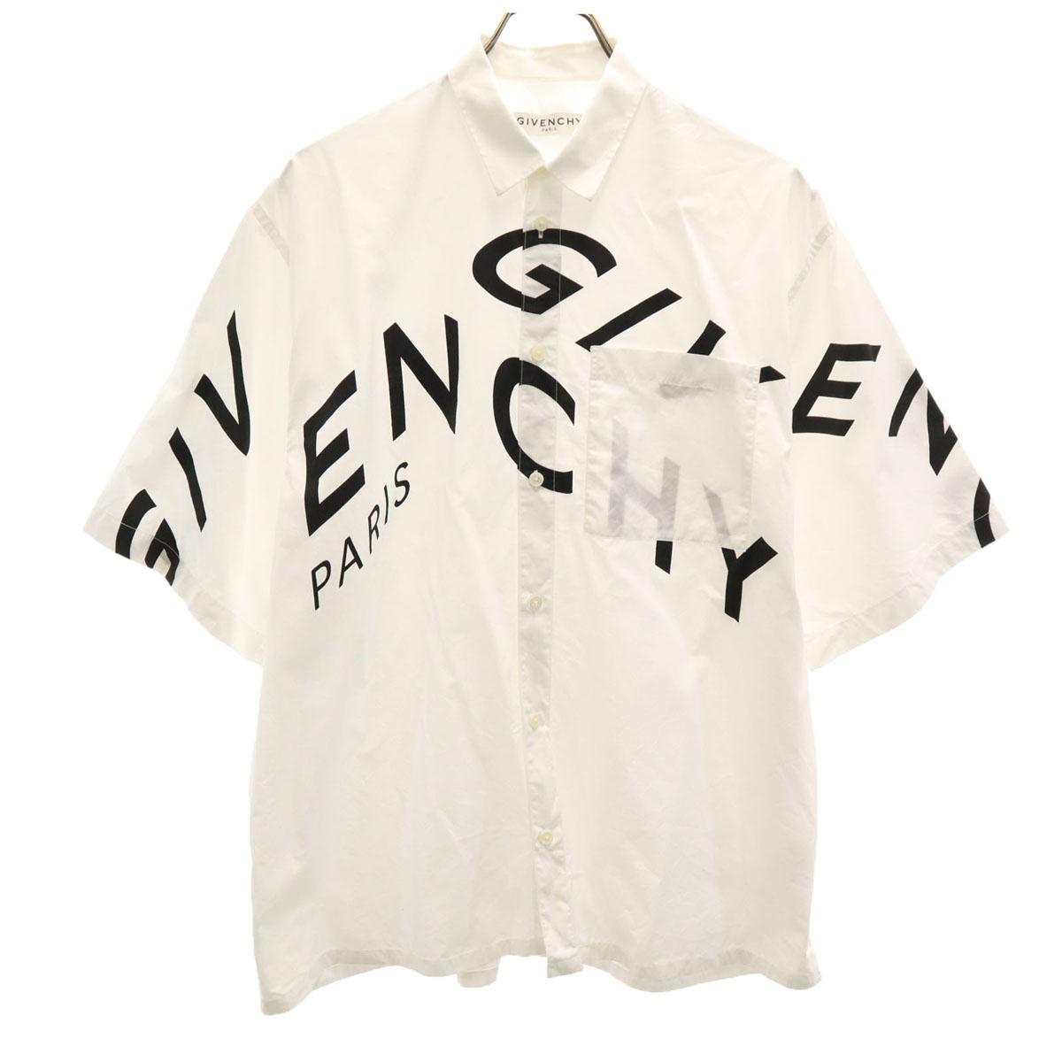 

GIVENCHY Made in Portugal Short sleeve Cotton shirt 38 white Men s Used