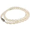 Isowa Pearl (Ise-Shima Pearl Specialty Store) Freshwater Pearl Necklace 5.0-5.5mm White Magnetic Clasp 70074