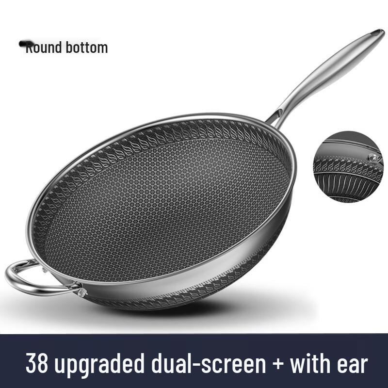 Wutuo Stainless Steel Non-stick Wok