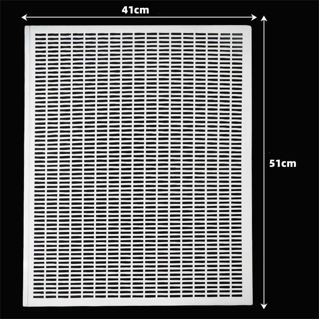 1/3Pcs Queen Bee Partitions with 10 Frames That Can Be Trimmed To Separate Queen Bees White/Yellow Beekeeping Beehive Partitions