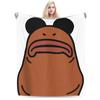 Marcus The Worm I Dont Like This Rock Super Warm Throw Blanket for Kids and Adults Cozy Winter Blanket for Couch Bed Home Decor