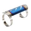Exhaust Muffler Pipe Protector Stainless Steel Heat Shield Cover Universal for MotorcycleBluing
