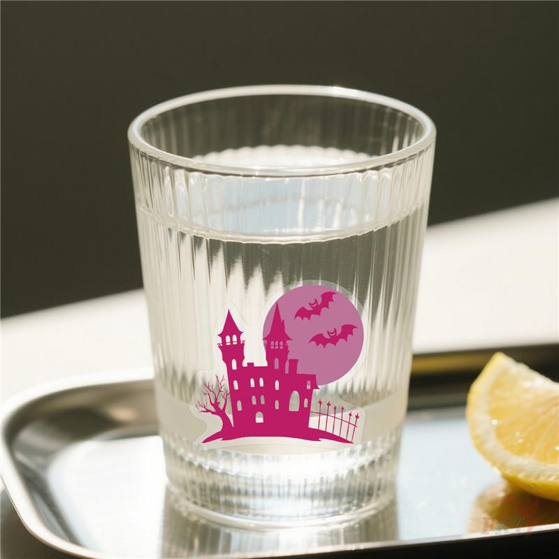 50Pcs/Set Pink Halloween PET Stickers Waterproof DIY Fashion Doodle Decals Stickers