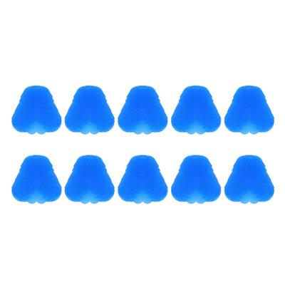 10 Stück Blau Anti-Spritz Deodorizer Urinal Siebmatten Urinal Siebe Deodorizer für Herren Badezimmer