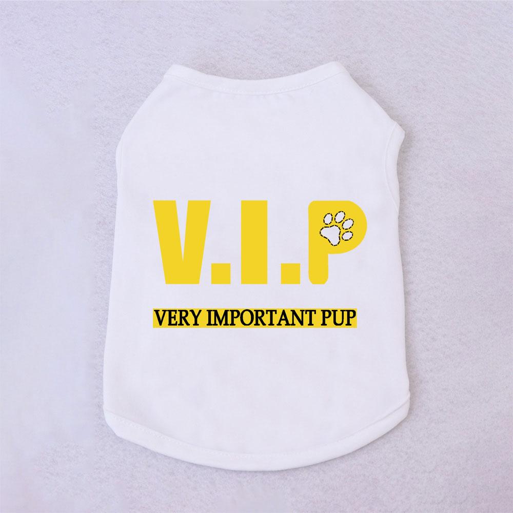 Pet Summer Vest Dog & Cat Fashion Role-playing Breathable Clothes Bichon Pomeranian Funny Internet Celebrity Slogan Printed