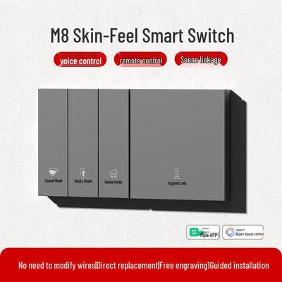 Mijia App-Connected Single Live Wire Smart Switch Panel with Voice Control