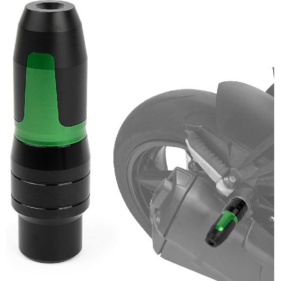

PSLER Universal Rear Frame Sliders - Motorcycle Falling Protection Slider Crash Bar Exhaust Pipe for Z900 Z650 Ninja 400 650 1000 ZX10R ZX6R ZX12R