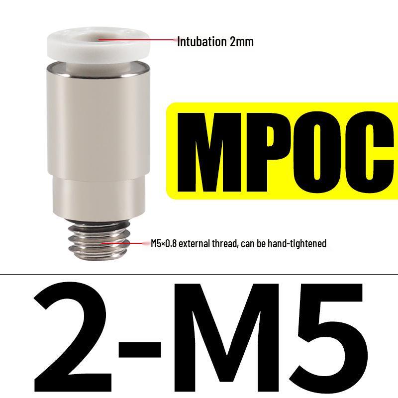 Straight-Through Quick Connector for Air Hose, Pneumatic Miniature 3-4, Air Pump Quick Plug M3/M5/M6/M7/01