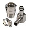 1 Set Fuel Pump Quick Release Metal Connector Silver New For BMW R1200GS ADV R1200RT S1000RR K1200R K1300R K1600GTL HP4 RnineT