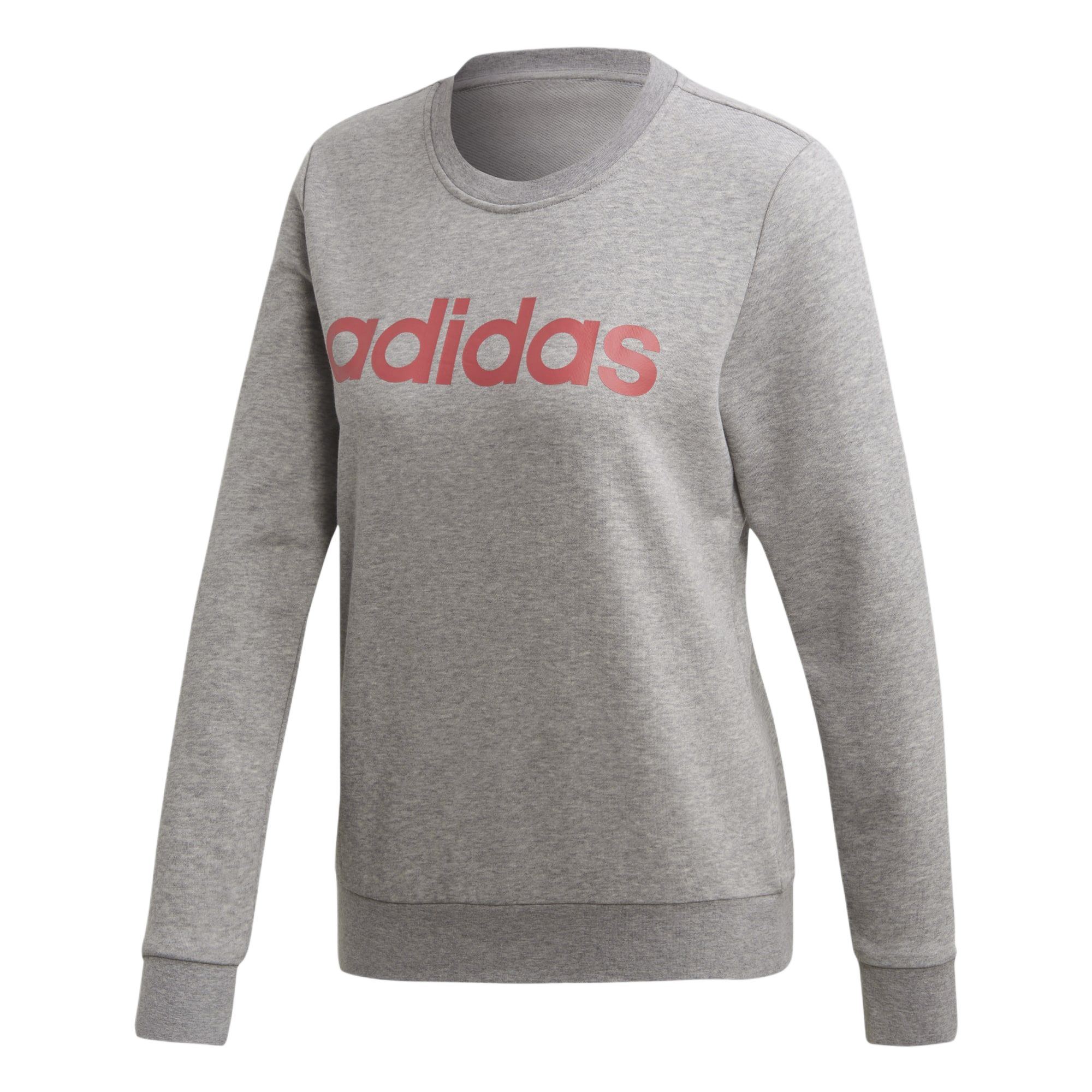 Adidas Essentials Letter Round Neck Pullover Long Sleeve Sweatshirt Women sweatshirt FH6608 M