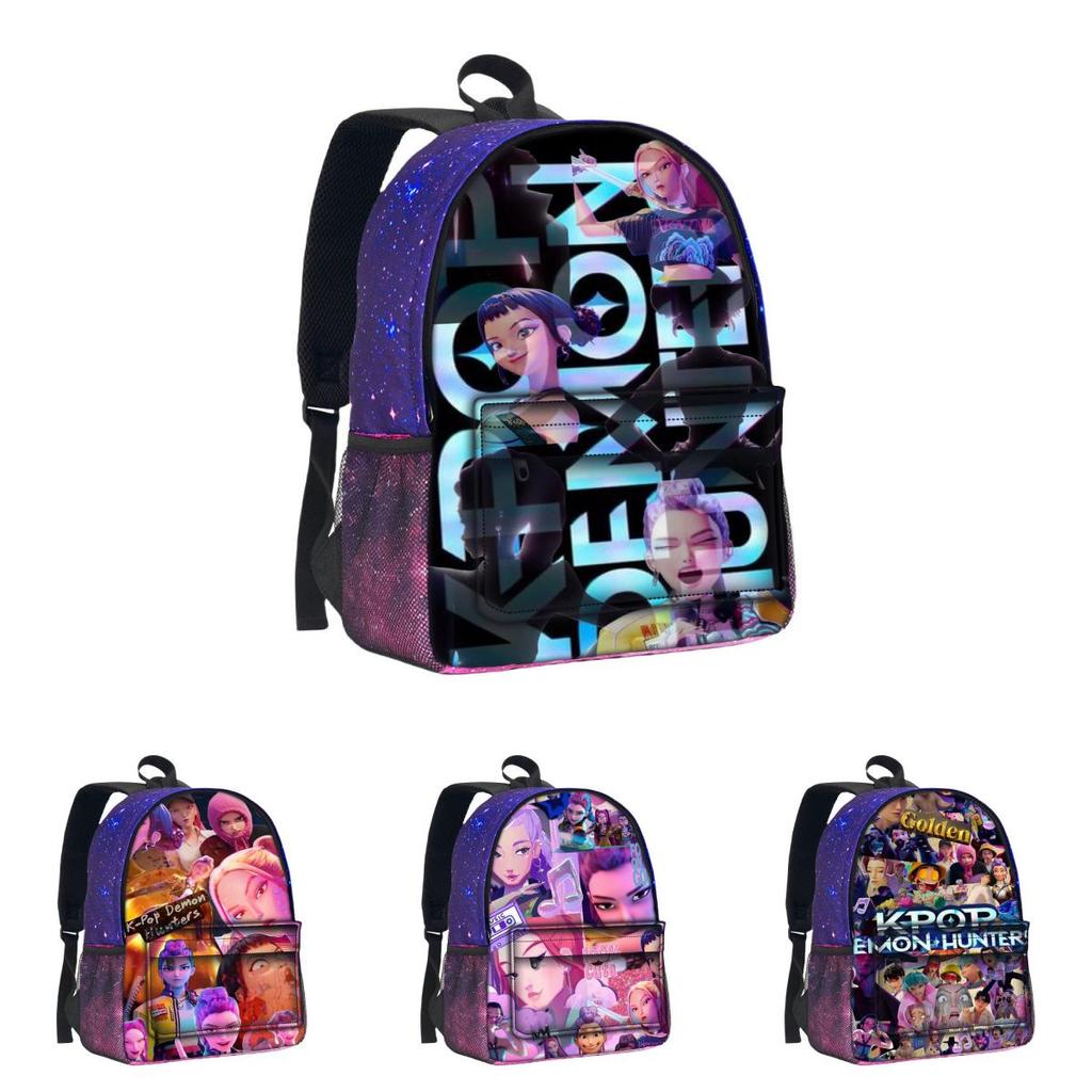 Hunterxhunter Kpop Backpack With Durable Oxford Fabric For School Use