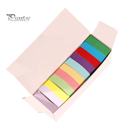 Colorful Page Markers 11 Pcs Stick Notes, 1.5x1.5in Vibrant Colors Self-Stick Pads, 100 Durable Adhesive Notes Sheets/Pad Memo Pads for Study