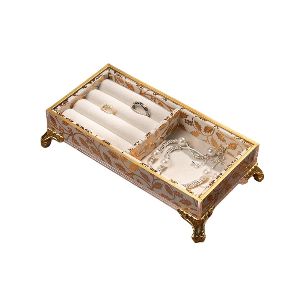 Vintage Jewelry Display Stand Velvet Jewelry Holder Box Jewelry Organizer  Jewelry Storage