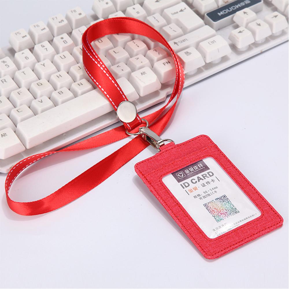 Wallet Coin Bag Lanyards ID Badge Holder Credit Card Holder Strap Card holder Protect Cover Bag