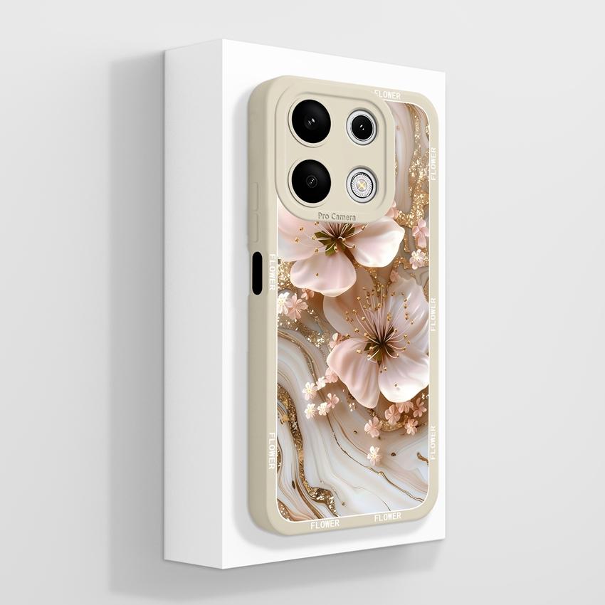Pre telefón Xiaomi Redmi Note 13 12 14 Pro 13R 12R 14S Puzdro na telefón Pekný fialový vzor srdca pre milovníkov Mäkký silikón Vysoká kvalita Protišmykové puzdro Pre kryt Redmi