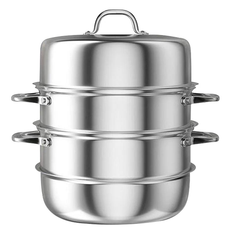 Kangbach 304 Stainless Steel 3-Layer 32cm Steamer Pot