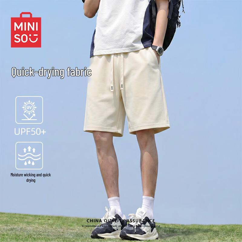 MINISO Men s Quick-Dry Sport Shorts L