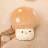 Cute Mushroom Plush Toy Soft Red Mushroom Plushie Pillow Kawaii Squishy Doll Stuffed Hugging Pillows Gift for Kids Gift