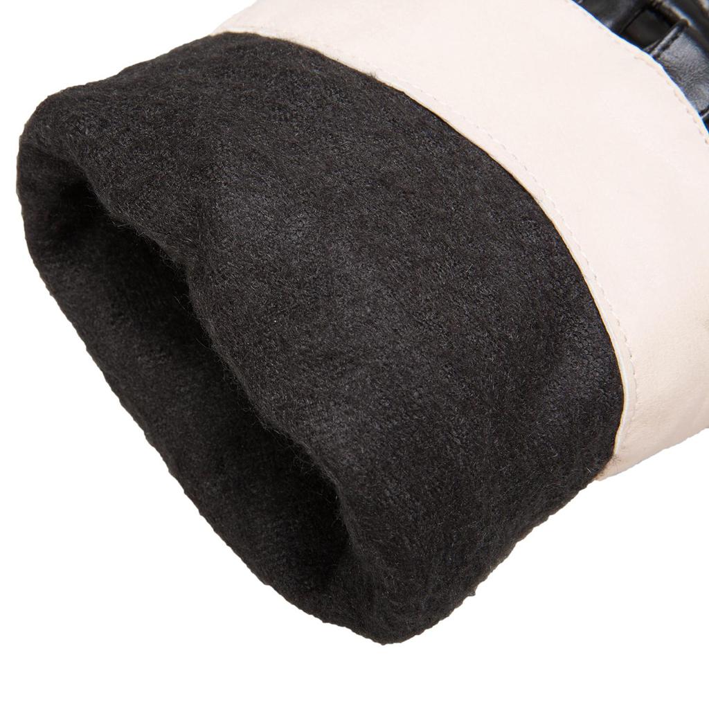 Q/Lågklackade stövlar för damer, höst och vinter nya tjockklackade mellanlängda stövlar, överdimensionerade vardagsstövlar