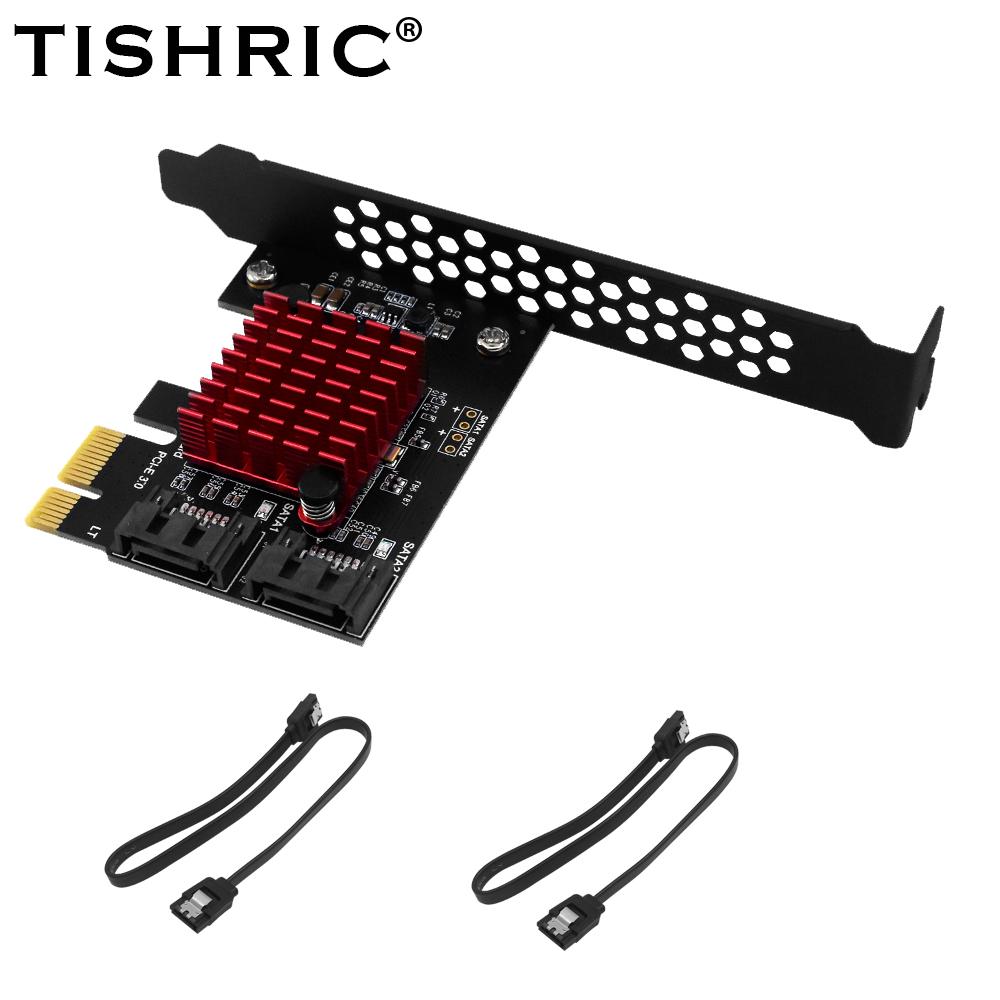 PCIE SATA Erweiterungskarte PCI-E 1X auf 2-20 Ports SATA3.0 Adapter PCI E SATAIII Controller PCI Express Multiplikator mit SATA-Kabeln