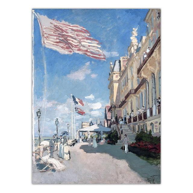 Francouzský Claude Monet Klasická olejomalba Domácí dekorace Obraz Umělecké plátno Obrazy na stěnu Plakát Obrazy na plátně Obrazy