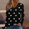 Summer New Fashion 2025 Women’s Casual  Long Sleeve Printed T-shirt
