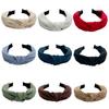 New Headbands For Women Girls Knotted Hair Band Solid Color Hairband Simple Hair Hoop Retro Makeup Headwear Hair Accessories