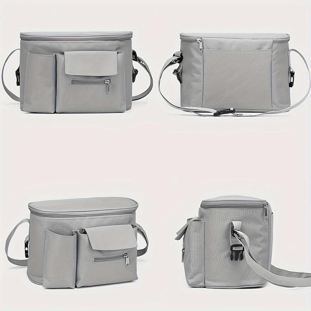 Multifunctionele Organizer voor Kinderwagen met Grote Capaciteit & Modieuze Schoudertas