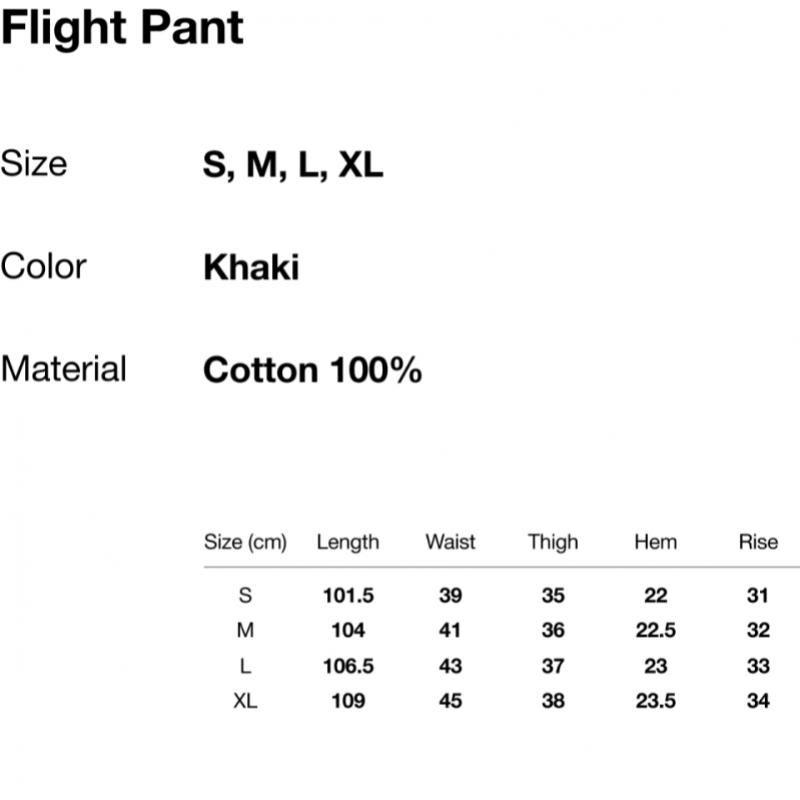 ThIs Is Never That Flight Pant Khaki