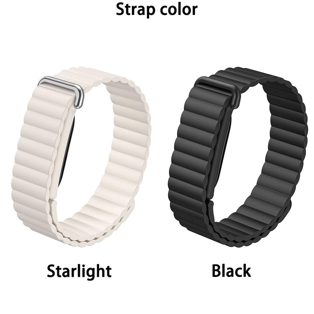 Magnetic Silicone Band for Google Fitbit Air Adjustable Without Holes Texture Waterproof Sport Wrist Strap for Google Fitbit Air