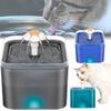Water 2l Cat Fountain Pet Dog Led Drinking Bowl Automatic Dispenser Shape Cube