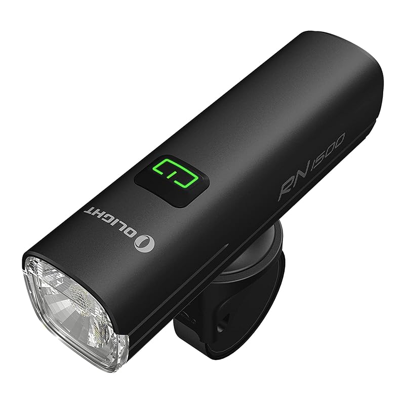 Велофара OLIGHT RN1500, перезаряжаемая через USB, высокая яркость, долговечный светодиодный передний фонарь, 1500 люмен, антибликовый, водонепроницаемый IPX7,