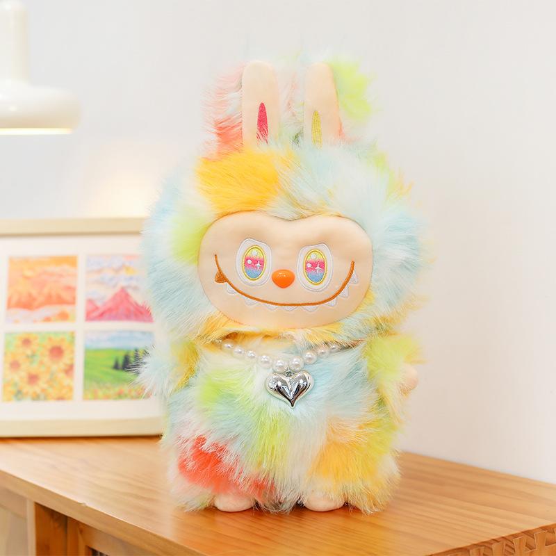 Colorful Cloth Doll Bubble Plush Toy Vinyl Plush Tide Play Doll Matt Doll